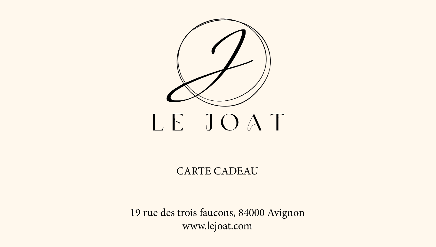 LE JOAT, restaurant gastronomique situé à Avignon